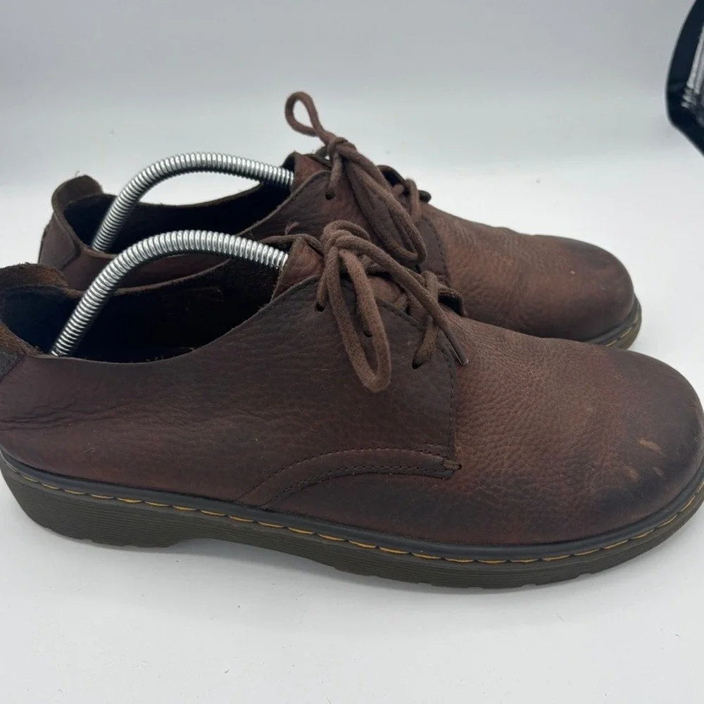 Dr. Martens Elsfield Lace Up Shoes Mens 11 Brown Leather Derby Oxford Gorpcore